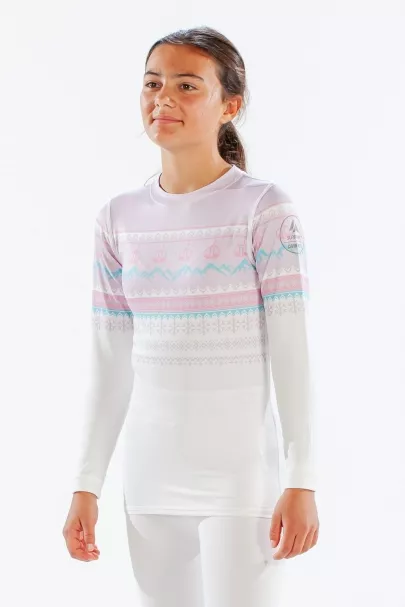 surfanic Surfanic Cozy Girls Fairisle Crew Neck