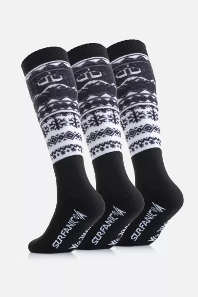 Surfanic Surfanic Pro Tech 3pk Fairisle Sock