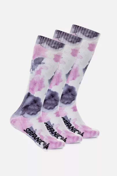 Surfanic Surfanic Pro Tech 3pk Watercolour Sock