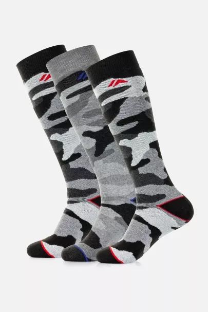 Surfanic Surfanic Pro Tech Plus Camo 3pk Sock