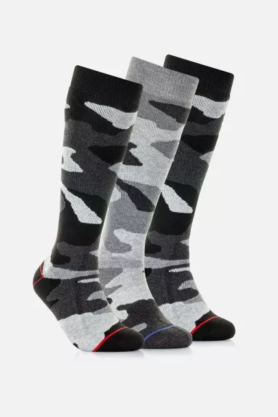 surfanic Surfanic Pro Tech Plus Camo 3pk Sock