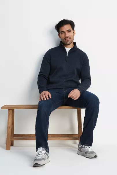 Surfanic Tog24 Pearson Knitlook Zipneck Fleece