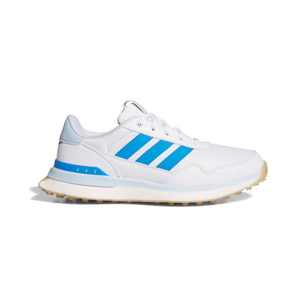 Surprizeshop Adidas Womens S2G 26 Leather Spikeless Golf Shoes - White & Blue
