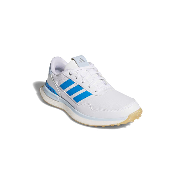 Surprizeshop Adidas Womens S2G 26 Leather Spikeless Golf Shoes - White & Blue