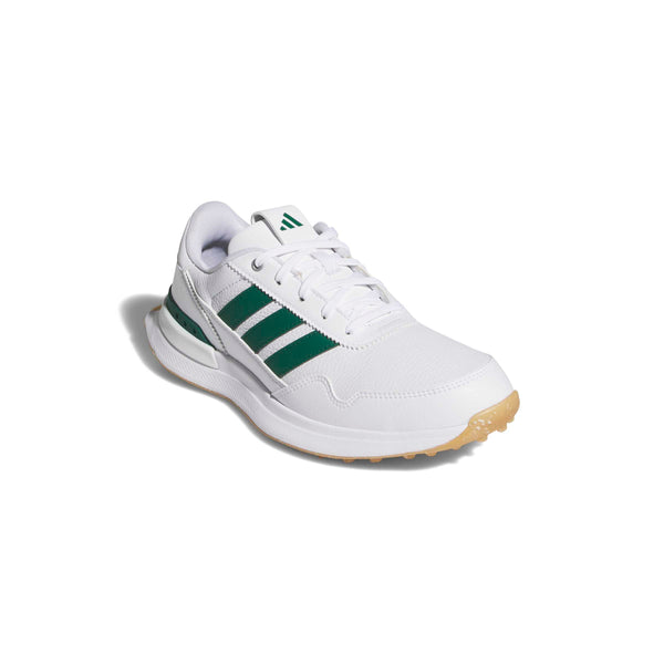 Surprizeshop Adidas Womens S2G 26 Leather Spikeless Golf Shoes - White & Green