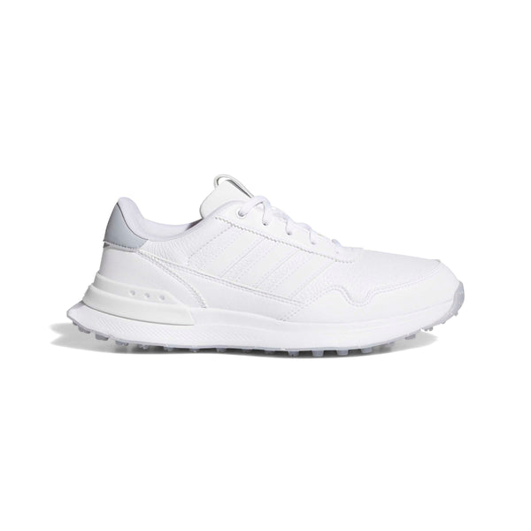 Surprizeshop Adidas Womens S2G 26 Leather Spikeless Waterproof Golf Shoes - White & Silver
