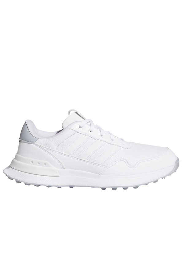 surprizeshop Adidas Womens S2G 26 Leather Spikeless Waterproof Golf Shoes - White & Silver