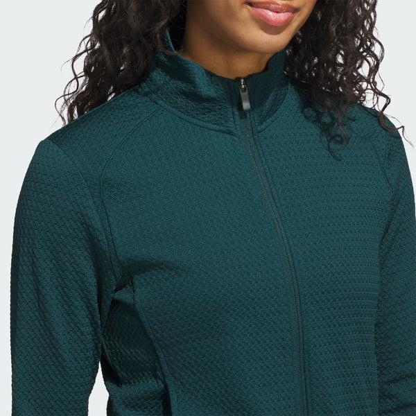 Surprizeshop Adidas Womens Ultimate365 Textured Golf Jacket - Emerald
