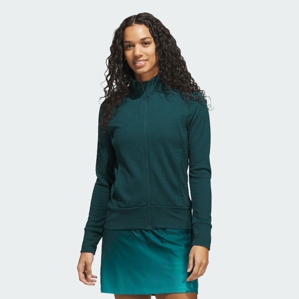 surprizeshop Adidas Womens Ultimate365 Textured Golf Jacket - Emerald