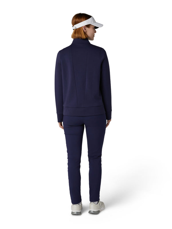 Surprizeshop Callaway 1/2 Zip Soft Touch Ladies Golf Pullover - Peacoat