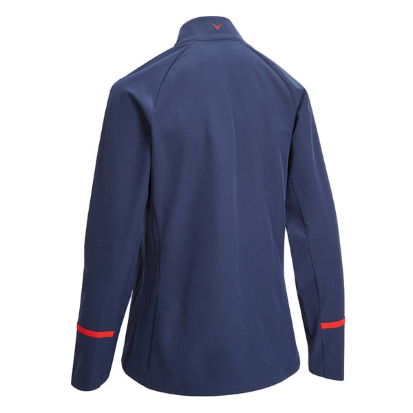 Surprizeshop Callaway Golf Ladies Woven Full Zip Jacket - Navy