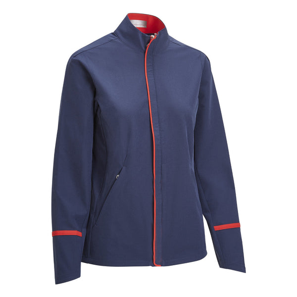 surprizeshop Callaway Golf Ladies Woven Full Zip Jacket - Navy