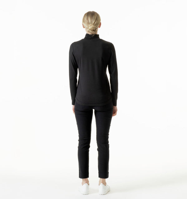 Surprizeshop Daily Sports Agnes Long Sleeve Roll Neck - Black