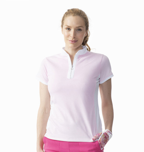surprizeshop Daily Sports Billie Cap Sleeve Polo Shirt - Pink