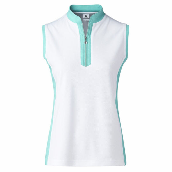 Surprizeshop Daily Sports Billie Sleeveless Polo Shirt - Lagoon