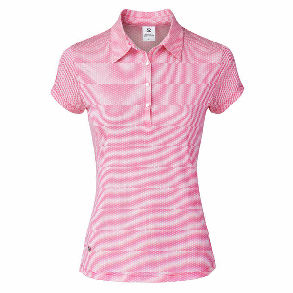Surprizeshop Daily Sports Carmela Cap Sleeve Polo Shirt - Dahlia