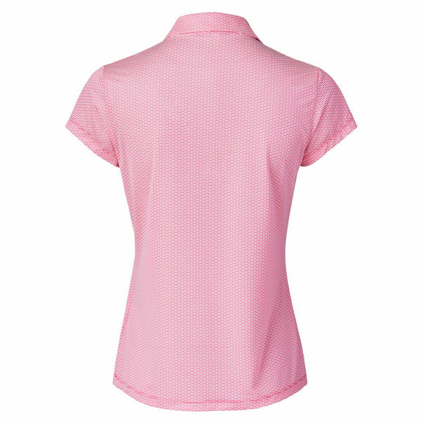 Surprizeshop Daily Sports Carmela Cap Sleeve Polo Shirt - Dahlia