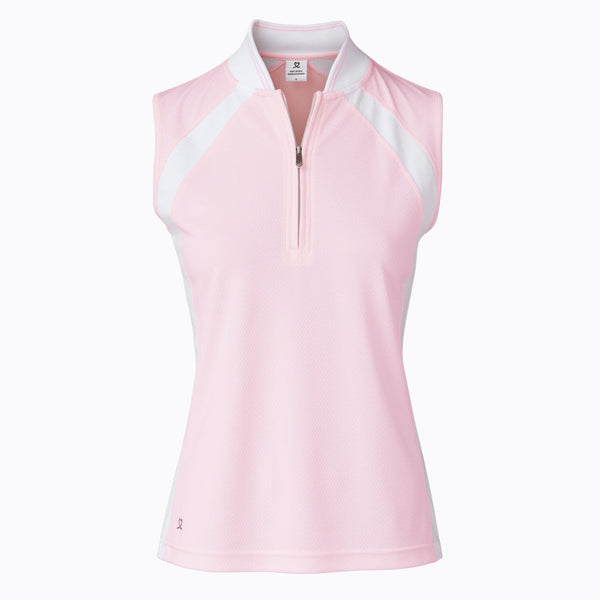 Surprizeshop Daily Sports Carole Sleeveless Polo Shirt - Light Pink