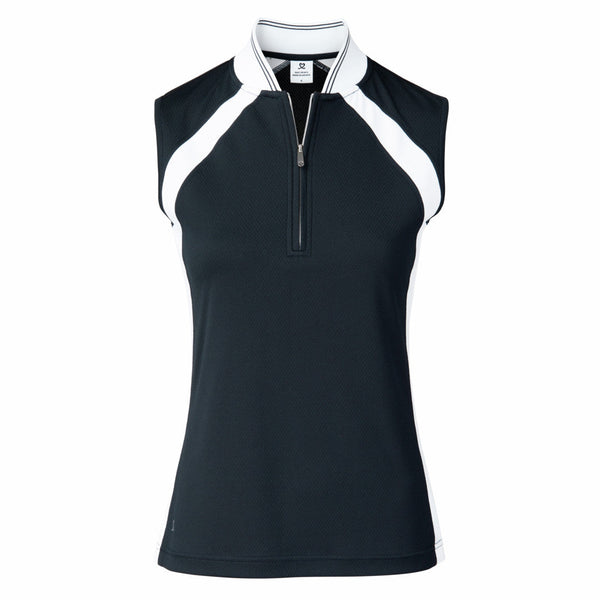 Surprizeshop Daily Sports Carole Sleeveless Polo Shirt - Navy