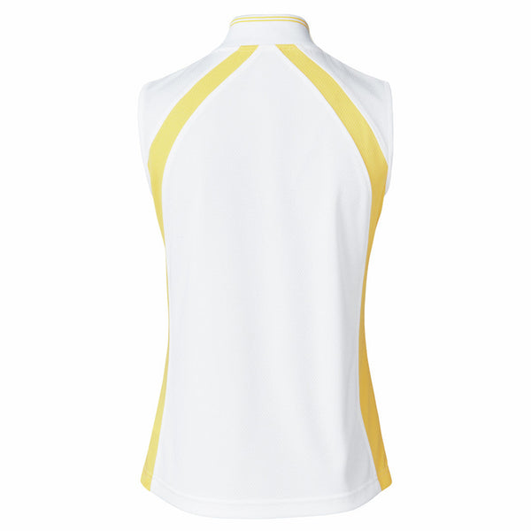 Surprizeshop Daily Sports Carole Sleeveless Polo Shirt - White