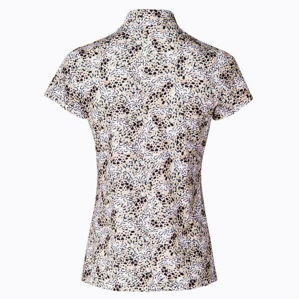 Surprizeshop Daily Sports Felice Cap Sleeve Polo Shirt - Pard Spot