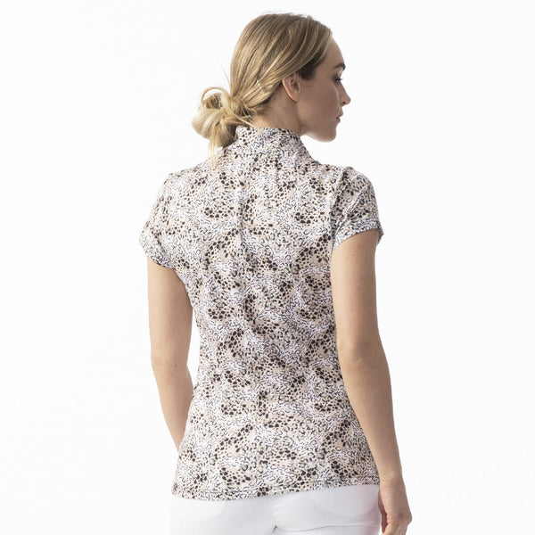 Surprizeshop Daily Sports Felice Cap Sleeve Polo Shirt - Pard Spot