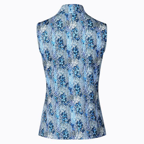 Surprizeshop Daily Sports Felice Sleeveless Polo Shirt - Ocean