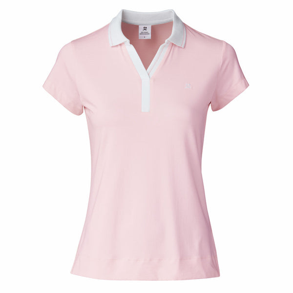 Surprizeshop Daily Sports Indra Cap Sleeve Polo Shirt - Light Pink