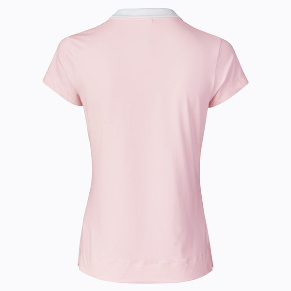 Surprizeshop Daily Sports Indra Cap Sleeve Polo Shirt - Light Pink