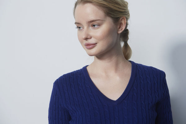 Surprizeshop Daily Sports Ladies Madelene Pullover Golf Jumper - Spectrum Blue