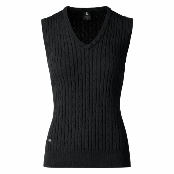 Surprizeshop Daily Sports Ladies Madelene Vest Golf Top - Black