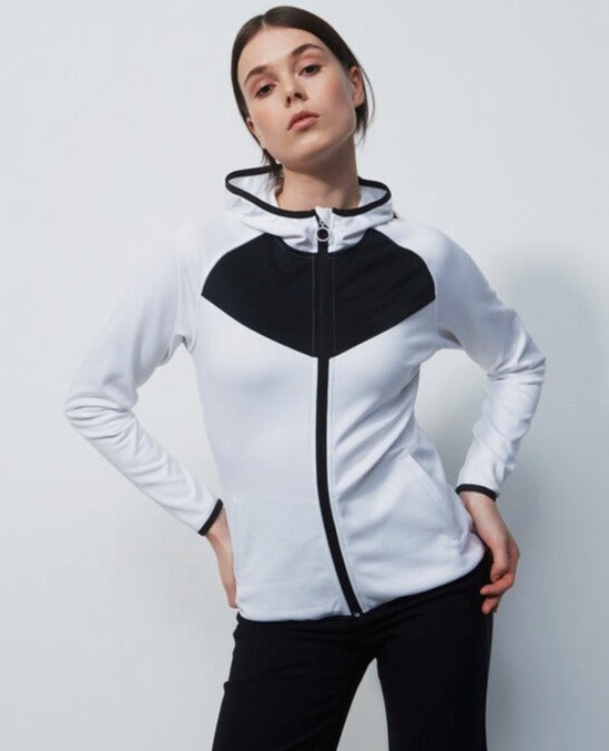 surprizeshop Daily Sports Ladies Milan Jacket with hood - White