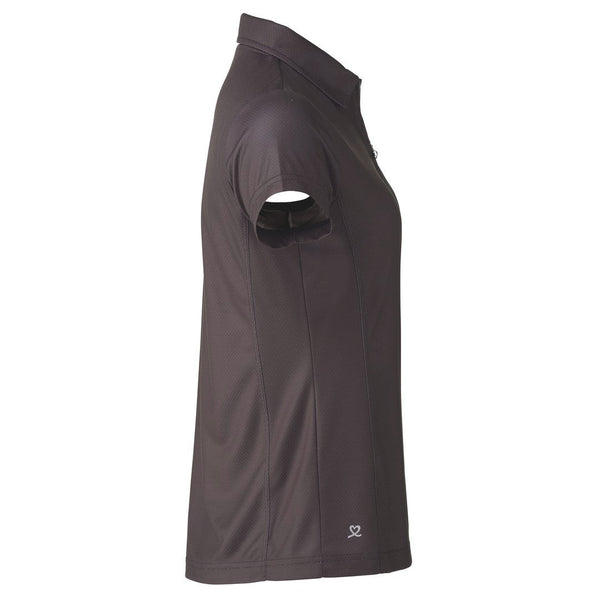 Surprizeshop Daily Sports Macy Cap Sleeve Polo Shirt - Black