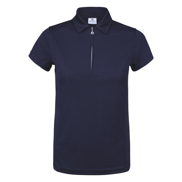 Surprizeshop Daily Sports Macy Cap Sleeve Polo Shirt - Very Dark Navy