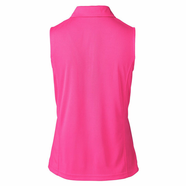 Surprizeshop Daily Sports Macy Sleeveless Polo Shirt - Dahlia