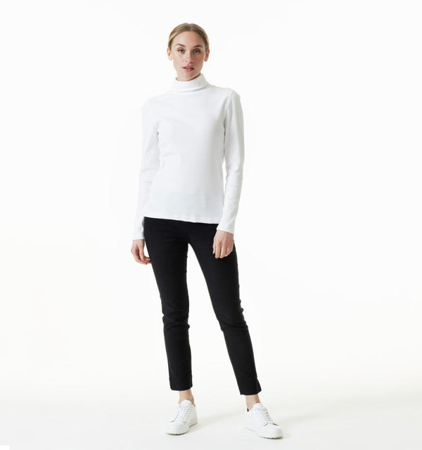 Surprizeshop Daily Sports Maggie Long Sleeve Roll Neck -White