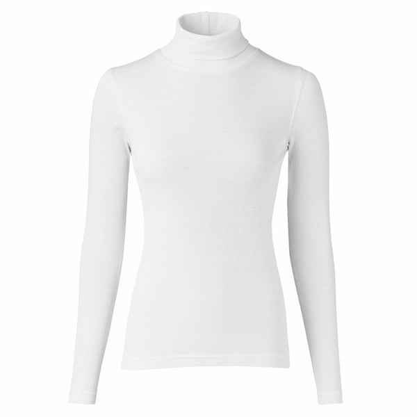 Surprizeshop Daily Sports Maggie Long Sleeve Roll Neck -White
