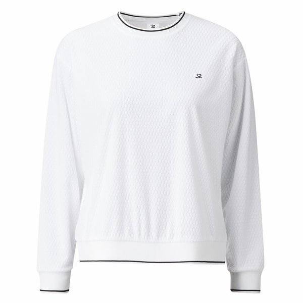 Surprizeshop Daily Sports Mare Long Sleeve Sweatshirt - White