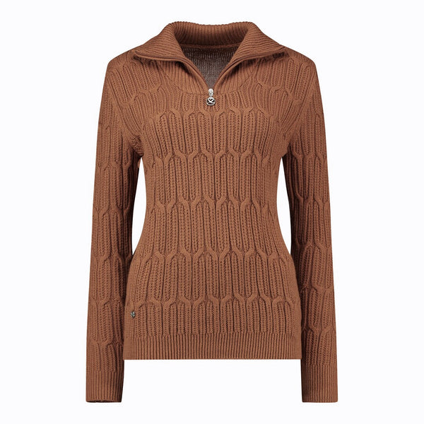 Surprizeshop Daily Sports Olivet Long Sleeve Pullover Lined- Cinnamon