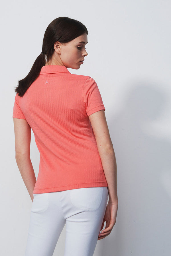 Surprizeshop Daily Sports Peoria Short Sleeve Polo Shirt - Coral