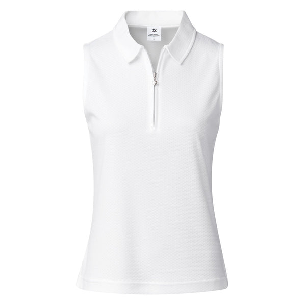 Surprizeshop Daily Sports Peoria Sleeveless Golf Polo Shirt - White