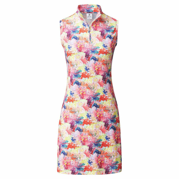 Surprizeshop Daily Sports Siena Sleeveless Golf Dress- Creative Bloom