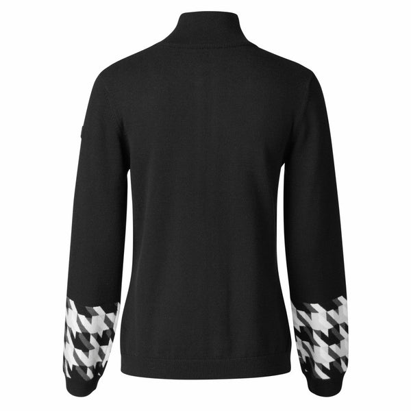 Surprizeshop Daily Sports Simone Lined Full Zip Cardigain - Black