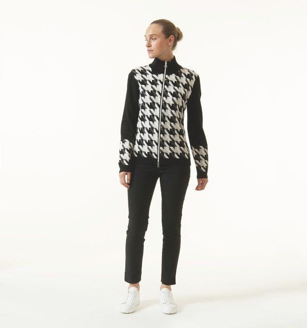 Surprizeshop Daily Sports Simone Lined Full Zip Cardigain - Black