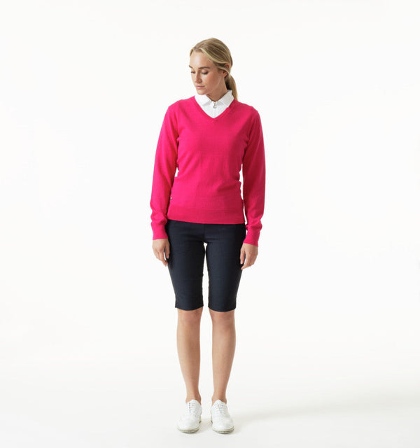 Surprizeshop Daily Sports Tea Long Sleeve Pullover - Berry