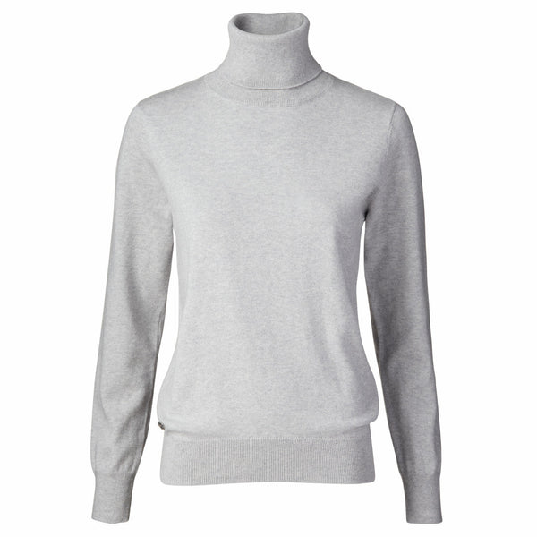 Surprizeshop Daily Sports Trissie Long Sleeve Roll Neck Pullover - Stone
