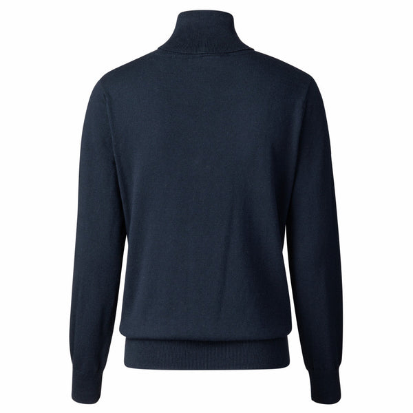 Surprizeshop Daily Sports Trissie Long Sleeve Roll Neck Pullover - Navy