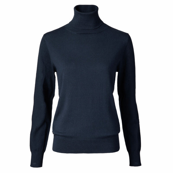 surprizeshop Daily Sports Trissie Long Sleeve Roll Neck Pullover - Navy