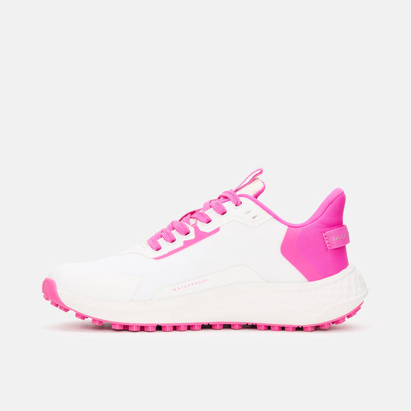 Surprizeshop Duca Del Cosma Andiamo Waterproof Golf Shoes- White/Knockout Pink