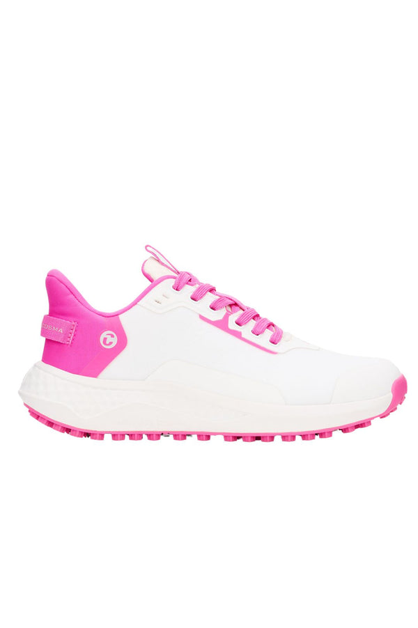 surprizeshop Duca Del Cosma Andiamo Waterproof Golf Shoes- White/Knockout Pink